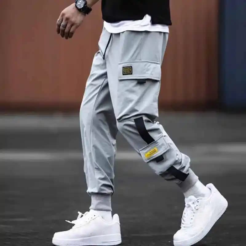 Fashion Multiple Models New Multi Pocket Drawstring Pants Men's Casual Cargo Pants Summer Outdoor Hip Hop Sweatpants Men Women