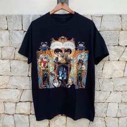 Michael Jackson Thriller Cotton TShirt Retro Streetwear Hip Hop Black Men's Clothing Women Clothing Tee 2026 Summer New T Shirt