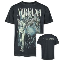 Nirvana T-Shirt Men Women Vintage Metal Rock Band Graphic Tee 100% Cotton Summer Streetwear Top