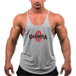 Summer Bodybuilding Sports Stringer Singlets Workout Wear Round Neck Loose-fit Men's Fitness Vests Unisex Casual Gym Tank Tops