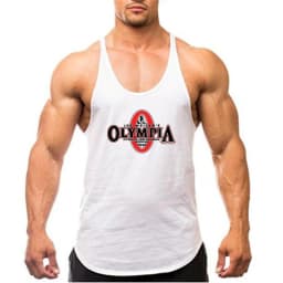 Summer Bodybuilding Sports Stringer Singlets Workout Wear Round Neck Loose-fit Men's Fitness Vests Unisex Casual Gym Tank Tops