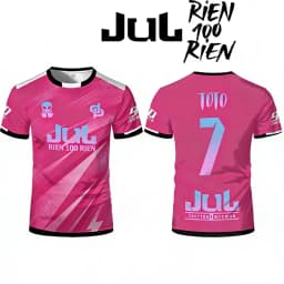 New JUL Toto Ninetta Printed T-Shirt Men's Women's Hip Hop Breathable Soccer Training Apparel Adult And Children's Sports Jersey