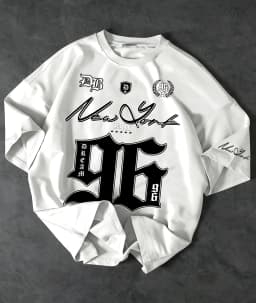 2025 New Fashionable 96 Digital Printed Jersey Breathable Round Neck T-shirt Outdoor Quick Drying Leisure Sports Top