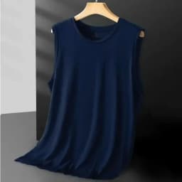 2026 Men's Ice Silk Mesh Tank Tops Gym Stringer Transparent Bodybuilding Sleeveless Shirt Fitness Vest Male Mesh Muscle Singlets