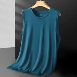 2026 Men's Ice Silk Mesh Tank Tops Gym Stringer Transparent Bodybuilding Sleeveless Shirt Fitness Vest Male Mesh Muscle Singlets