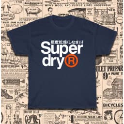 Superdry Logo Graphic T Shirt Black Cotton Crew Neck Short Sleeve Tee Men Casual Streetwear Top Graphic T Shirts
