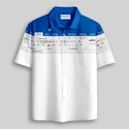 Men's Fun Excel Spreadsheet 3D Print Shirts Green White Funny Office Short Sleeve Lapel Tops Men Clothes