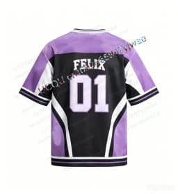 Run It Jersey 2026 Concert Fan T-Shirt Felix Member Printed Short Sleeved Fashionable Street Wear Summer Men'S Women'S T-Shirt