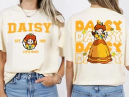 Anime Super Mario Yoshi T-shirt Mario Bowser Peach T-shirt 2026 Summer New Men's and Women's Cotton Ins Y2k T Shirt