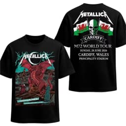 Metallica Dublin Ireland June 19 21 2026 Aviva Stadium Event Band T-Shirt Cotton Graphic Tee Men Women Summer Streetwear