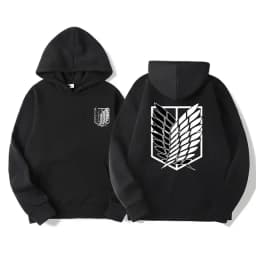 Japan Anime Attack on Titan Men Hoodies Spring Autumn Hip Hop Casual Pullover Top Hoodie Fashion Sweatshirts Jogging Sportswear