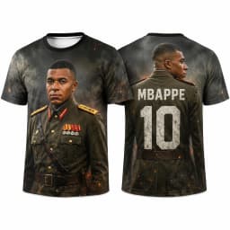Kylian Mbappe Dictador 2026 Meme Graphic Jersey T-Shirt  Men's Women's Y2k Popular Funny Football Tshirt Casual O-Neck Tee