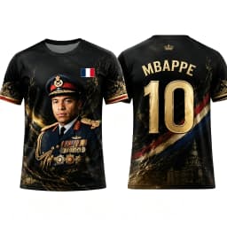 Kylian Mbappe Dictador 2026 Meme Graphic Jersey T-Shirt  Men's Women's Y2k Popular Funny Football Tshirt Casual O-Neck Tee