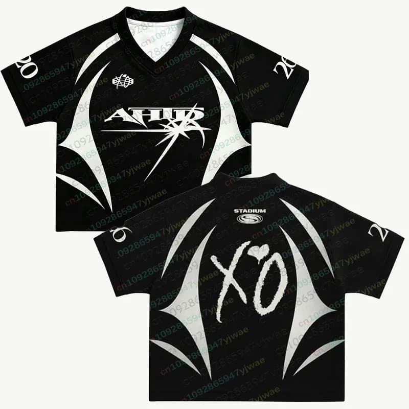 2026 World Tour Jersey The Weeknd After Hours Til Dawn V-Neck Fashion Street Top Fan Gift Tee Summer Men'S Women'S T-Shirts