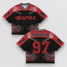 2026 SWIM Unisex Jersey Y2K Fashionable Streetwear Top V-Neck Loose Short Sleeved Gift For Arm Summer Men'S And Women'S T-Shirt