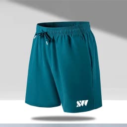 2024 New Summer Men's Sports Shorts Tennis Training Shorts Breathable Mesh Drawstring Beach Pants Large Size Badminton Clothing