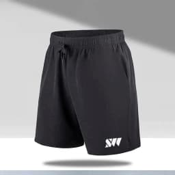 2024 New Summer Men's Sports Shorts Tennis Training Shorts Breathable Mesh Drawstring Beach Pants Large Size Badminton Clothing