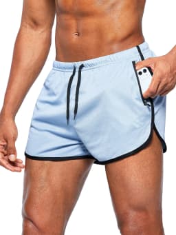 Men's New Beach Shorts Running Shorts 3-Inch Quick Drying Fitness Running Fashionable Fitness Shorts