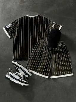 The 2025 Summer New Men's Set Features Street Fashion Casual Comfort Softness Breathability and 3D Digital Pattern Printing