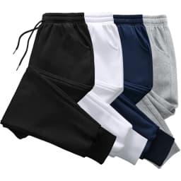 Men Sweatpants High Quality Drawstring Solid Color Jogger Pants All Season Home Outdoor Casual Sport Trousers 2025 Men's Clothes