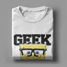 Novelty Spongebobs T-Shirt Men Crew Neck Cotton T Shirts Short Sleeve Tees Gift Clothing