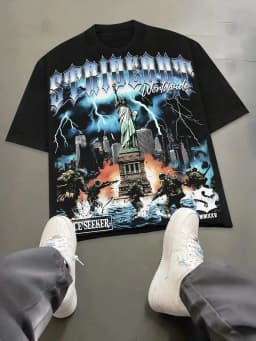 2026 Summer New Men's T-shirt with 3D Letter Print Street Casual Fashion Comfortable Soft Breathable Lightweight