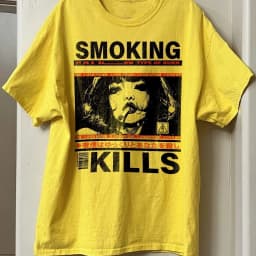 2026 "Smoking Kills" Men's and Women's Best-selling Retro Comic Style Pattern T-Shirt