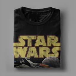Men Women's A New Hope X-Wing May The Force Be with You Darth Maul T Shirts 100% Cotton Clothing Crew Neck Tee Gift Idea T-Shirt