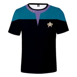 Movie Star Trek Loose Adults Men's T shirt Harajuku Streetwear Short Sleeve Top Unisex Plus Size Cosplay Round Neck Pullover
