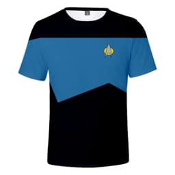 Movie Star Trek Loose Adults Men's T shirt Harajuku Streetwear Short Sleeve Top Unisex Plus Size Cosplay Round Neck Pullover