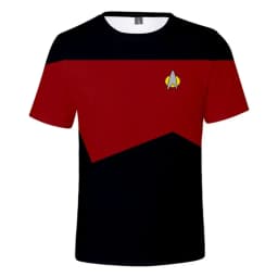 Movie Star Trek Loose Adults Men's T shirt Harajuku Streetwear Short Sleeve Top Unisex Plus Size Cosplay Round Neck Pullover