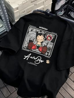 Men's Summer Cotton Breathable Comfortable Round-neck Short-sleeved T-shirt Cartoon Casual Pattern Korean Fashion Men's T-shirts