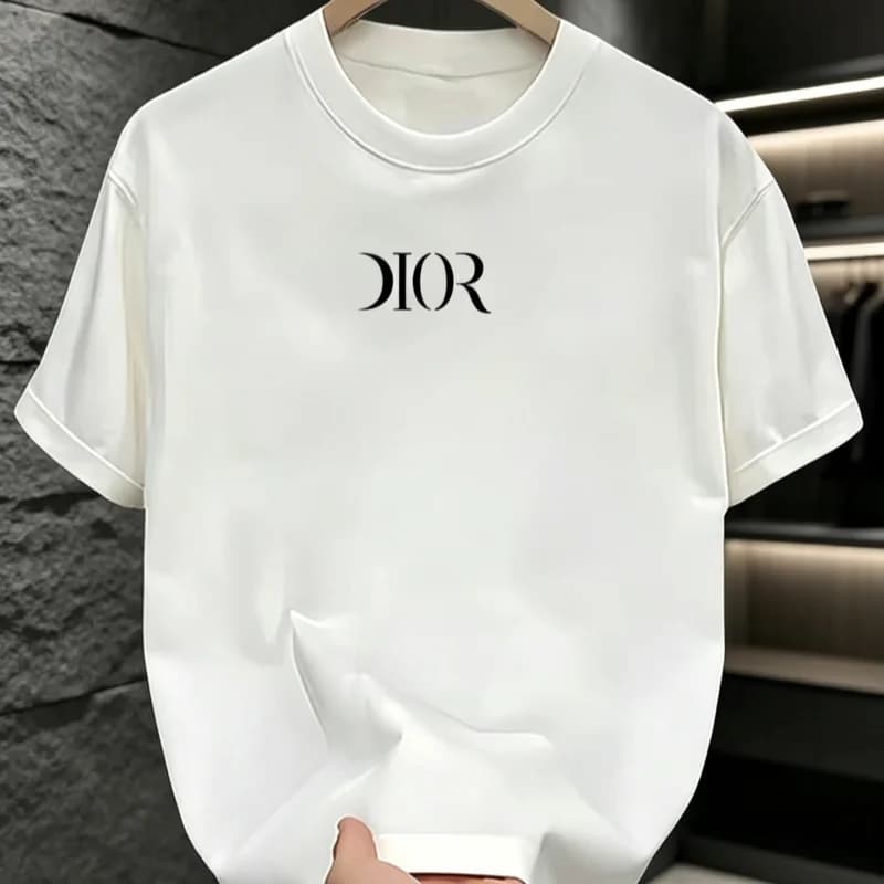 2026 New Summe T-shirt Flat Print Round Neck Short Sleeve Men's and Women's Comfort Wardrobe Essential Daily Wear T-shirt