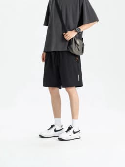 Mens Summer Quick Dry Athletic Work Shorts Casual Hiking Pants Shorts with Zipper Pockets Loose Fit Plus Size Outdoor Trousers