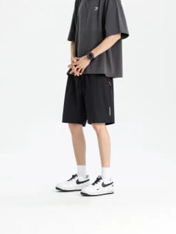 Mens Summer Quick Dry Athletic Work Shorts Casual Hiking Pants Shorts with Zipper Pockets Loose Fit Plus Size Outdoor Trousers