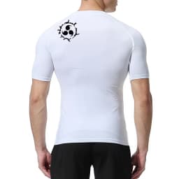 Graphic Compression Shirts for Men Athletic Quick Dry Rash Guard Stretchy Baselayers Undershirts Gym Workout Running Tshirt Tops
