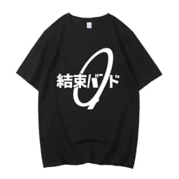 Unisex Anime Cos BOCCHI THE ROCK Hitori Gotoh Ljichi Nijika Cotton Casual Short Sleeve Tees High Quality Streetwear
