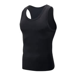 1/3/5 Pcs Men's Solid Color Simple Fashion Fitness Vest Plus Size Youth Sports Physical Education Class Sleeveless T-shirt Tight