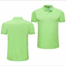 Summer Solid Color Outdoor Casual Lapel Short-sleeve Daily Business Short-sleeve Tops 2024 New Unisex Polo Shirts