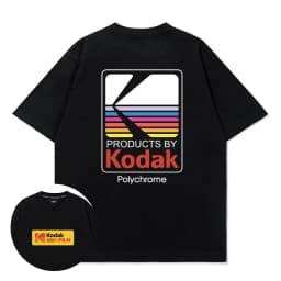 2026 Summer Pure Cotton T-shirt Hip-hop Style Kodak New Printed T-shirt for Men Women Unisex Harajuku Style Short Sleeve Top