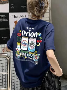 New Summer 2026 Orion Collection Stylish Printed Pattern Woman's and Men's Short Sleeve T-Shirt Suitable for Daily Casual Top