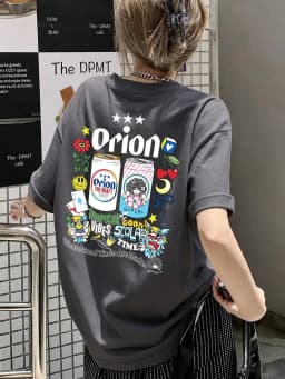 New Summer 2026 Orion Collection Stylish Printed Pattern Woman's and Men's Short Sleeve T-Shirt Suitable for Daily Casual Top