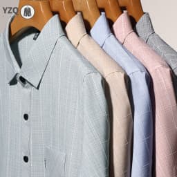 New Men's Business Casual Short Sleeved Printed Shirt with Wrinkle Resistance No Ironing Comfortable All Season Versatile Top