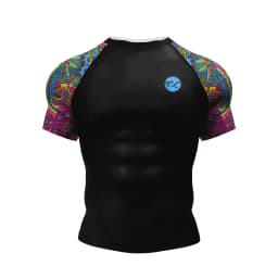 Cody Lundin Short Sleeve Pink Mens Jiu Jitsu BJJ No Gi Rash Guard Sublimation Men Running Training T-shirts Strech Fitness Tees