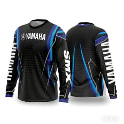 New YAMAHA Men Women Motorcycle Riding Suit Loose Breathable Quick Drying Off-Road Racing Suit Long Sleeved Sports T-Shirt