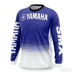 New YAMAHA Men Women Motorcycle Riding Suit Loose Breathable Quick Drying Off-Road Racing Suit Long Sleeved Sports T-Shirt