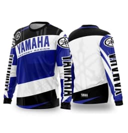 New YAMAHA Men Women Motorcycle Riding Suit Loose Breathable Quick Drying Off-Road Racing Suit Long Sleeved Sports T-Shirt