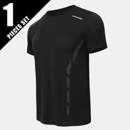 4/1/2 Pack Men's Gradient Quick-drying Sportswear Teenagers Leisure Joker Short-sleeved Multi-size Mixed-color Running Fitness T