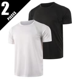 4/1/2 Pack Men's Gradient Quick-drying Sportswear Teenagers Leisure Joker Short-sleeved Multi-size Mixed-color Running Fitness T