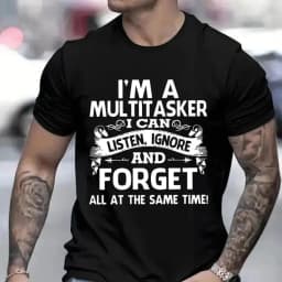 3D printed pattern fun T-shirt, men's and women's fashion pattern T-shirt, black T-shirt summer short sleeved top